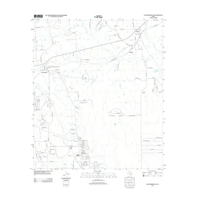 2013 Map of Plantersville, 2013 Print