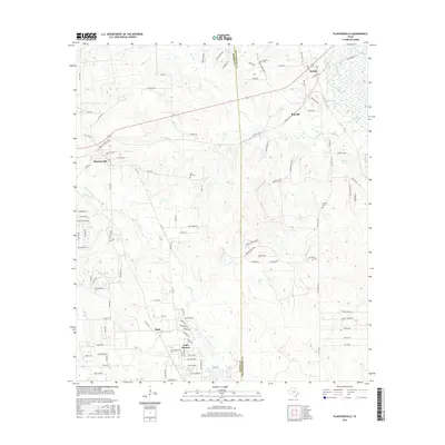 2016 Map of Plantersville, 2016 Print