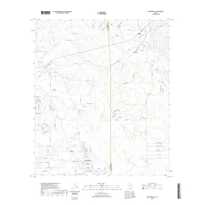 2019 Map of Plantersville, 2019 Print