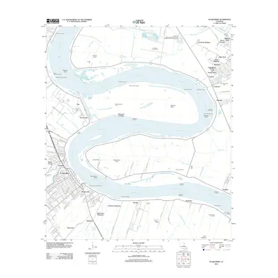 2012 Map of Plaquemine, 2012 Print