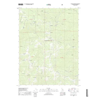 2018 Map of Plaskett Meadows, 2018 Print