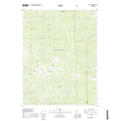 2018 Map of Plaskett Ridge, 2018 Print