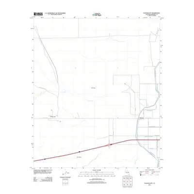 2012 Map of Plaster City, 2012 Print