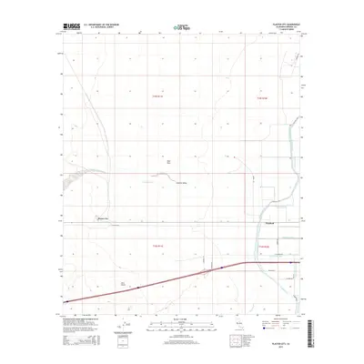 2015 Map of Plaster City, 2015 Print