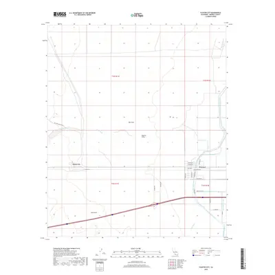 2018 Map of Plaster City, 2018 Print