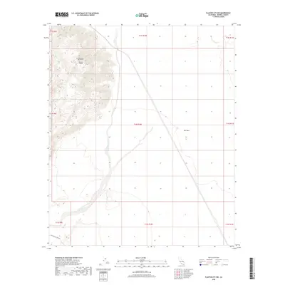 2018 Map of Plaster City NW, 2018 Print