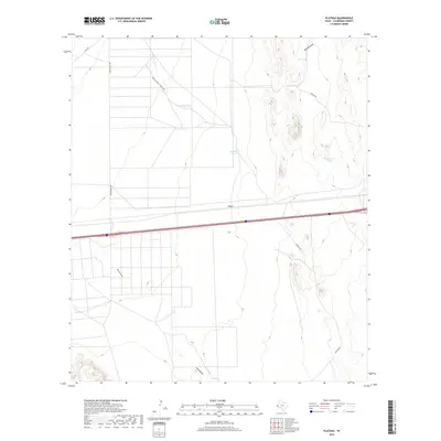 2019 Map of Plateau, 2019 Print