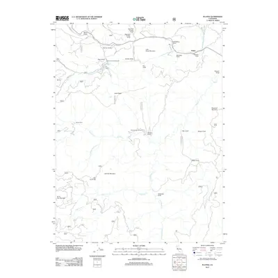 2012 Map of Platina, 2012 Print
