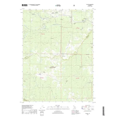 2018 Map of Platina, 2018 Print