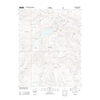 2013 Map of Platoro, 2013 Print
