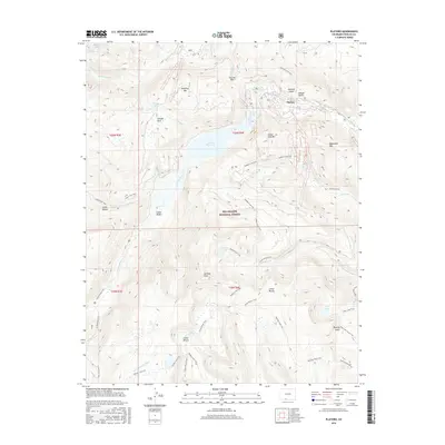 2016 Map of Platoro, 2016 Print