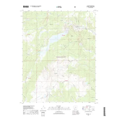 2019 Map of Platoro, 2019 Print