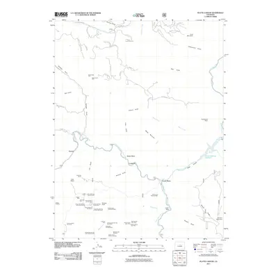 2011 Map of Platte Canyon, 2011 Print