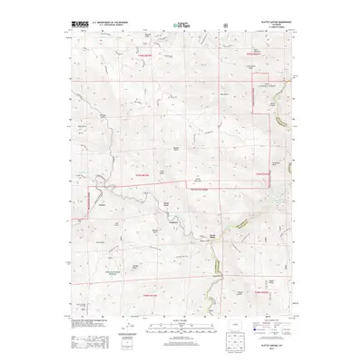2013 Map of Platte Canyon, 2013 Print