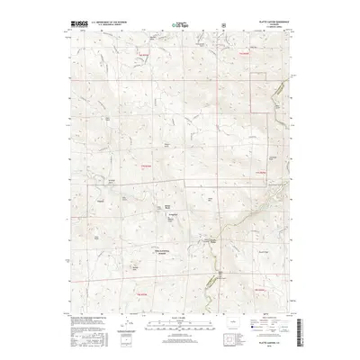 2016 Map of Platte Canyon, 2016 Print