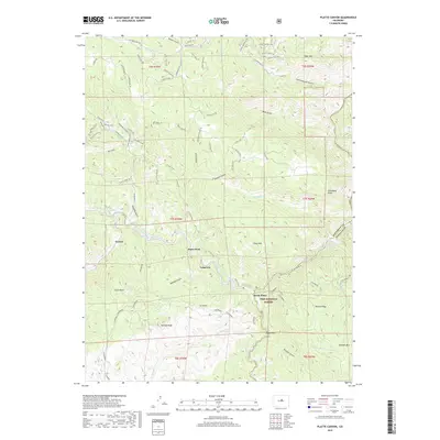 2019 Map of Platte Canyon, 2019 Print