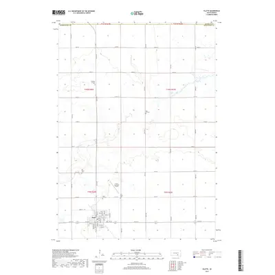 2017 Map of Platte, 2017 Print