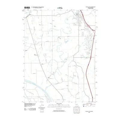 2009 Map of Platte City, 2009 Print