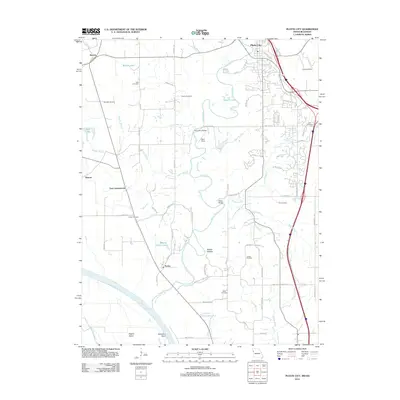 2012 Map of Platte City, 2012 Print