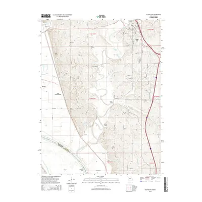 2014 Map of Platte City, 2014 Print