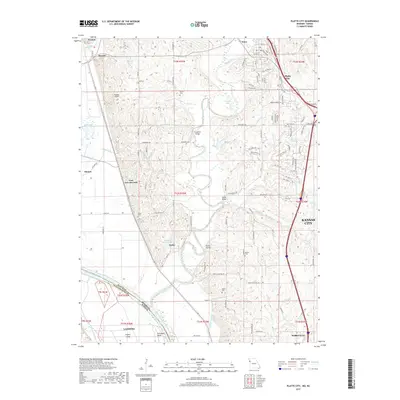2017 Map of Platte City, 2017 Print