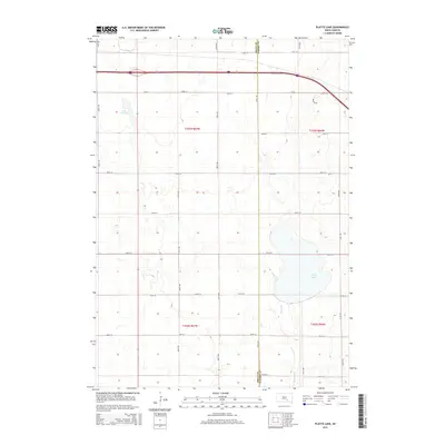 2015 Map of Platte Lake, 2015 Print