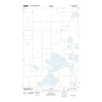 2010 Map of Platte Lake, 2010 Print