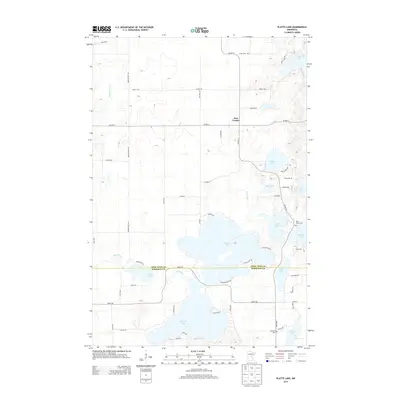 2013 Map of Platte Lake, 2013 Print