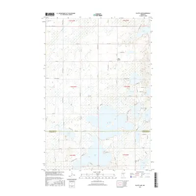 2016 Map of Platte Lake, 2016 Print