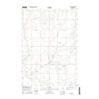 2014 Map of Platte River, 2014 Print