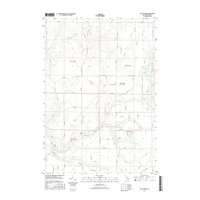 2017 Map of Platte River, 2017 Print