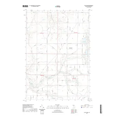 2019 Map of Platte River, 2019 Print