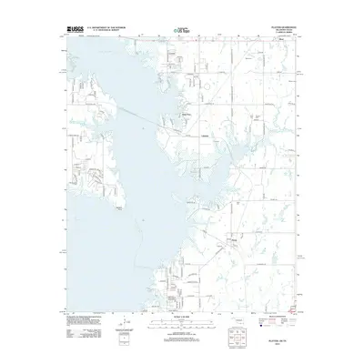 2012 Map of Platter, 2012 Print