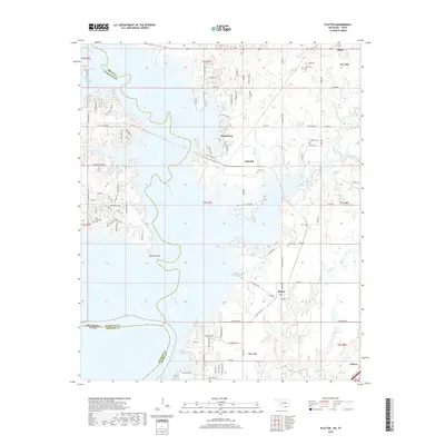 2018 Map of Platter, 2018 Print