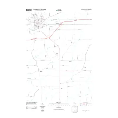 2013 Map of Platteville, 2013 Print