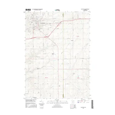 2016 Map of Platteville, 2016 Print