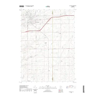 2018 Map of Platteville, 2018 Print
