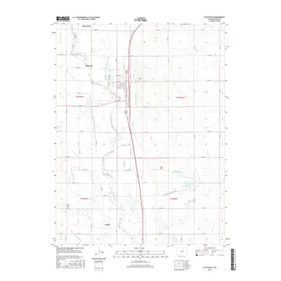 2016 Map of Platteville, 2016 Print