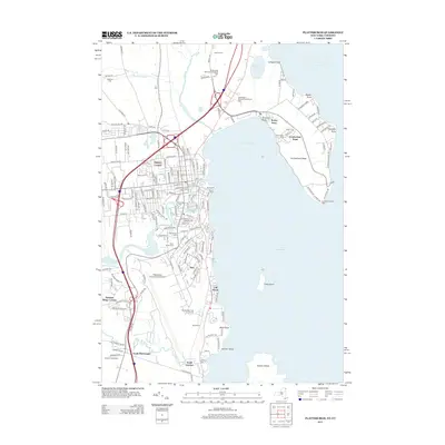 2013 Map of Plattsburgh, 2013 Print