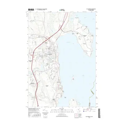 2016 Map of Plattsburgh, 2016 Print