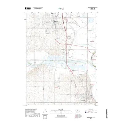2017 Map of Plattsmouth, 2017 Print