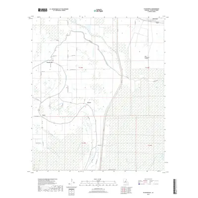 2018 Map of Plaucheville, 2018 Print