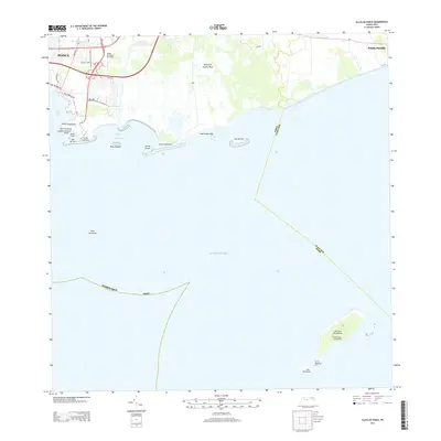 2013 Map of Playa De Ponce, 2013 Print