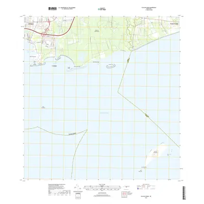 2018 Map of Playa De Ponce, 2018 Print