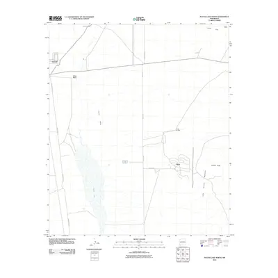 2010 Map of Playas Lake North, 2010 Print