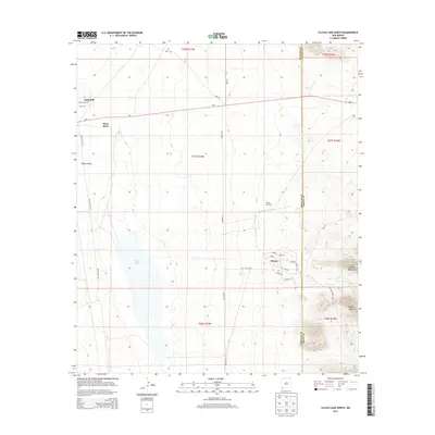 2013 Map of Playas Lake North, 2013 Print