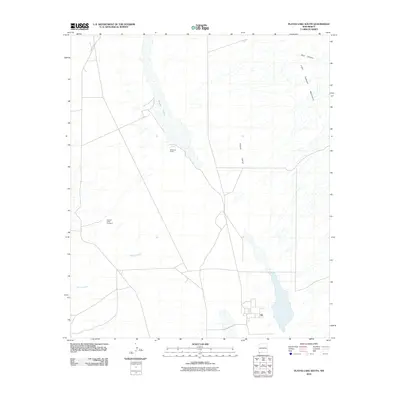 2010 Map of Playas Lake South, 2010 Print