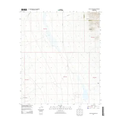 2013 Map of Playas Lake South, 2013 Print