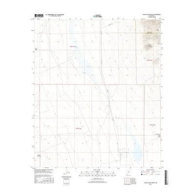 2017 Map of Playas Lake South, 2017 Print