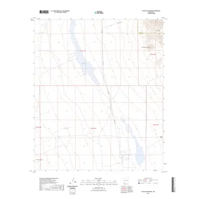 2023 Map of Playas Lake South, 2023 Print
